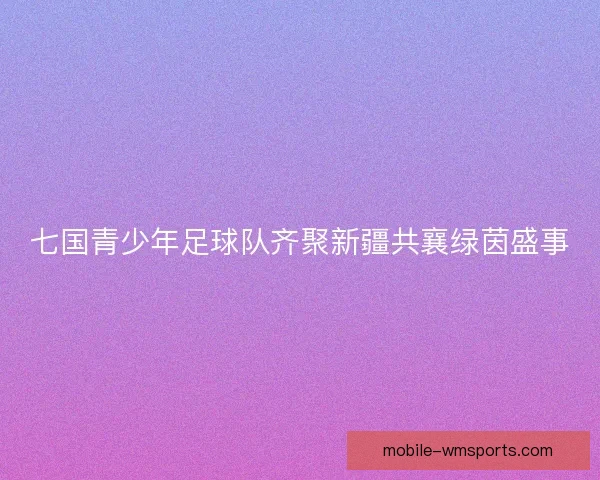 七国青少年足球队齐聚新疆共襄绿茵盛事